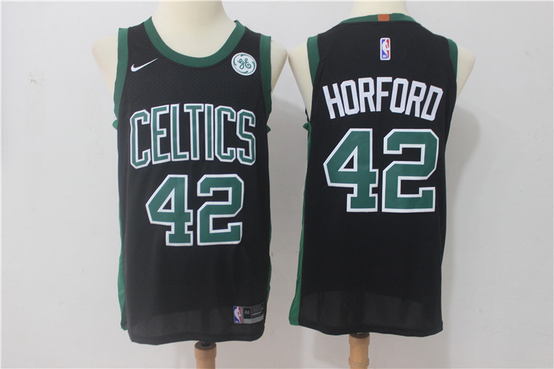 Men Boston Celtics #42 Horford Black Game Nike NBA Jerseys->->NBA Jersey
